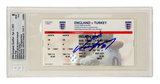 Wayne Rooney Signed 2004 Full England Debut Match Ticket Inscribed Debut - BGS 8