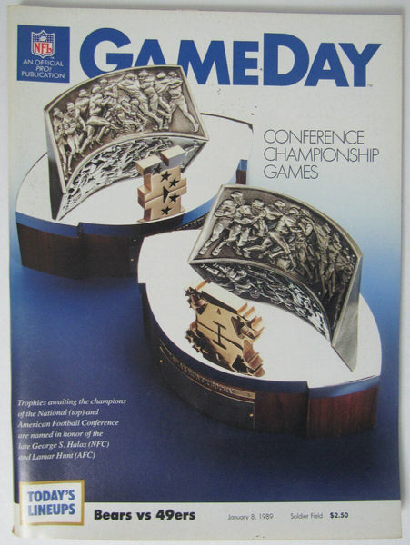 1989 AFC Championship Gameday Program 1/8/89 Chicago Bears vs. 49ers 145879