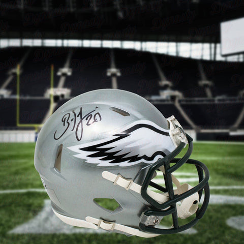 Brian Dawkins Eagles Autographed Signed Flash Mini-Helmet: Beckett COA