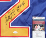 Adam Oates Signed St. Louis Blues Jersey Inscribed "HOF 12" (JSA COA) 5xAll Star