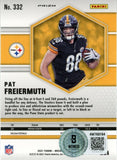 Pat Freiermuth Signed 21 Panini Mosaic Reactrive Blue #332 Card Beckett 56990
