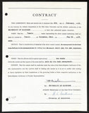 Fritz Crisler HOF Michigan Head Coach Signed/Auto Contract PSA BA198998