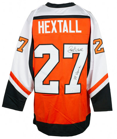 Ron Hextall Signed Philadelphia Flyers Jersey Inscribed "87 Vezina" (JSA COA)