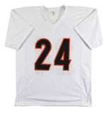 Adam "Pacman" Jones Authentic Signed White Pro Style Jersey Autographed BAS
