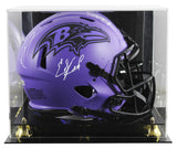 Ravens (3) Reed, Lewis & Suggs Signed Rave F/S Speed Proline Helmet W/ Case BAS