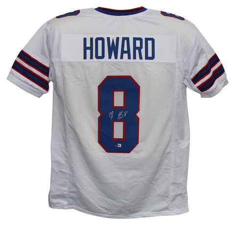 OJ Howard Autographed/Signed Pro Style White XL Jersey Beckett 39319