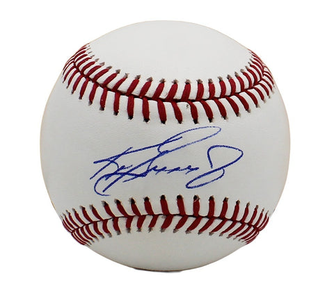 Ken Griffey Jr. Signed Seattle Mariners Rawlings Official Major League White MLB