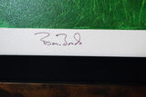 Barry Bonds Autographed 32x16 Canvas Framed PSA COA