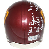 Joe Theismann Mark Rypien Doug Williams VSR4 Mini Helmet Beckett 42283