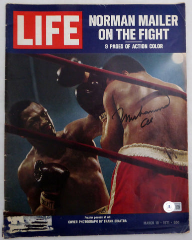 Muhammad Ali Autographed Signed Life Magazine Beckett BAS #AB89286