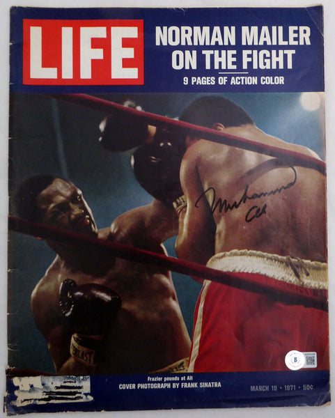Muhammad Ali Autographed Signed Life Magazine Beckett BAS #AB89286