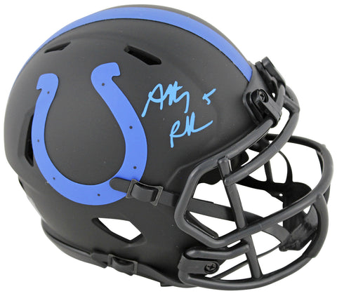 Colts Anthony Richardson Authentic Signed Eclipse Speed Mini Helmet Fanatics