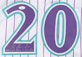 Luis Gonzalez Signed Diamondbacks Jersey Inscribed "2001 WS Game 7 GW Hit" (JSA)