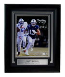 Tony Rojas Autographed/Inscribed 8x10 Photo Framed Penn State JSA 195730