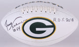 Jerry Kramer Signed Green Bay Packers Logo Football "H.O.F. 2018" (JSA COA)