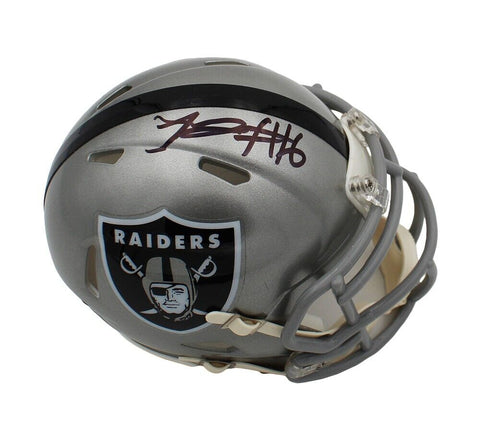 Jakobi Meyers Signed Las Vegas Raiders Speed Flash NFL Mini Helmet