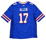 Josh Allen Buffalo Bills Signed Blue Nike Game Jersey Beckett BAS