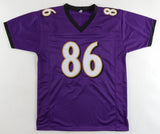 Todd Heap Signed Baltimore Ravens Jersey (Beckett) 2xPro Bowl / Tight End