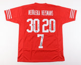 Mike Rozier, Johnny Rodgers, & Eric Crouch Signed Nebraska Heisman Winner Jersey