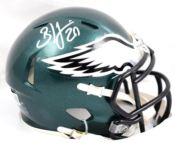 Brian Dawkins Autographed Philadelphia Eagles Speed Mini Helmet - Beckett W Holo