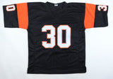 Ickey Woods Signed Cincinnati Bengals Jersey (Beckett) Super Bowl XXIII R.B.