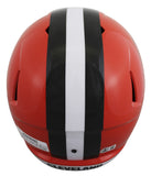 Browns Quinshon Judkins Signed Full Size Speed Rep Helmet W/ Case BAS Witnessed