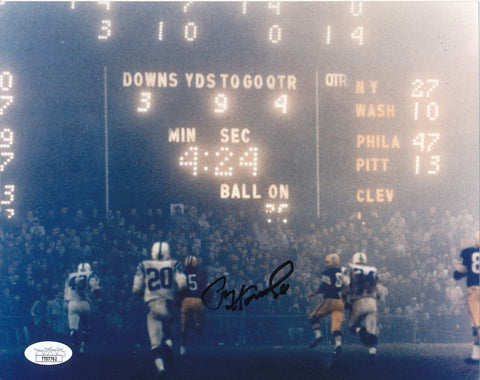 Paul Hornung HOF Autographed 8x10 Photo Green Bay Packers JSA 180828