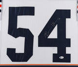 Brian Urlacher Signed Chicago Bears 35x43 Framed Jersey (Beckett) 2018 HOF / LB