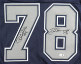 Dallas Cowboys Randy White & Drew Pearson Signed #78 / Hall of Fame Jersey (JSA)