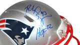 Richard Seymour Signed New England Patriots Speed Mini Helmet Beckett 40727