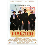Kurt Russell, Val Kilmer, Paxton Autographed 1993 Tombstone 27x 40 Movie Poster