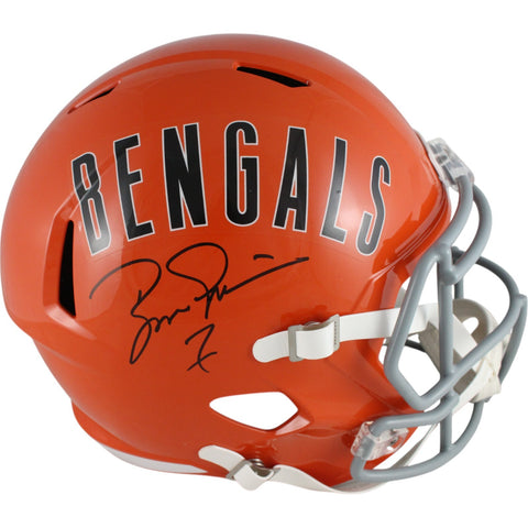 Boomer Esiason Autographed Cincinnati Bengals F/S TB Helmet Beckett 50935