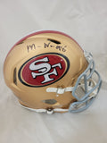 MYKEL WILLIAMS SIGNED SAN FRANCISCO 49ERS F/S SPEED AUTHENTIC HELMET BECKETT QR