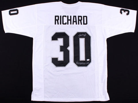 Jalen Richard Signed Las Vegas Raiders Jersey Inscribed Raider Nation (JSA COA)