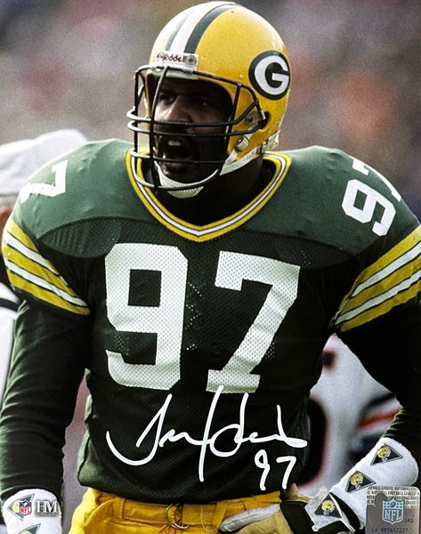 GB Packers Pro Bowl Linebacker TIM HARRIS Signed 8x10 Photo #1 AUTO