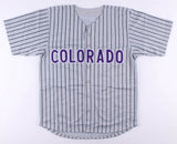 Ubaldo Jimenez Colorado Rockies Signed Jersey w/ No-Hitter Inscription/ MLB Holo