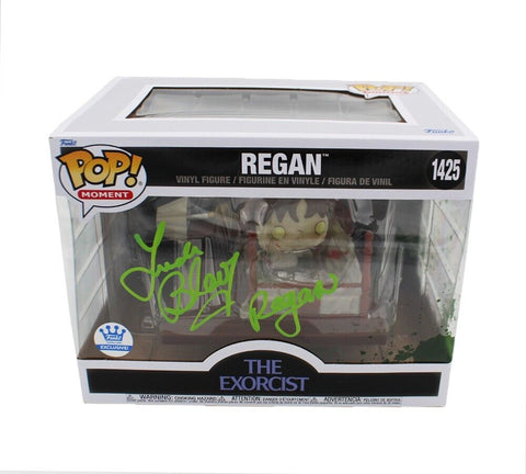Linda Blair Signed The Exorcist Regan Puking #1425 Funko Pop! with "Regan" Insc