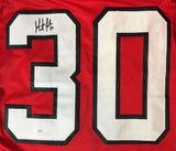 Martin Brodeur New Jersey Signed Red Hockey Jersey JSA