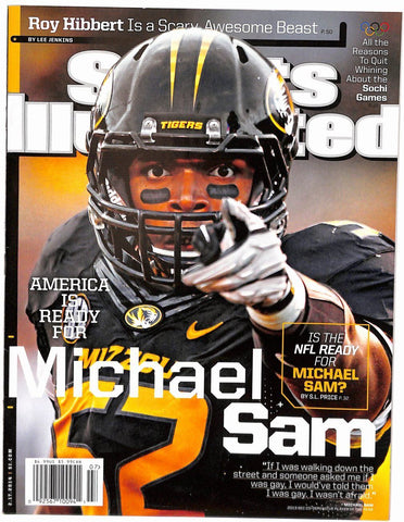 Febraury 17, 2014 Michael Sam Steelers Sports Illustrated NO LABEL 182408