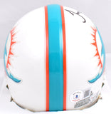 Tyreek Hill Jaylen Waddle Signed Dolphins Mini Helmet-Beckett W Holo Fanatics