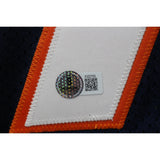 John Elway Autographed Denver Broncos Nike Sz 48 Blue Jersey Beckett 52849