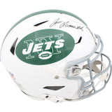 Joe Namath Autographed/Signed New York Jets SpeedFlex Helmet PSA 50854
