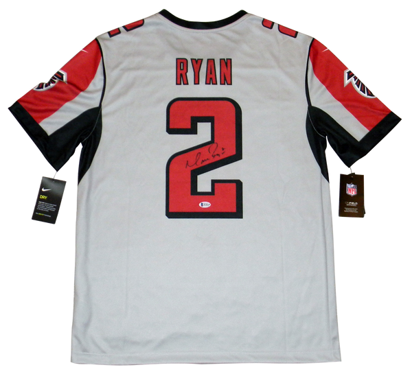 MATT RYAN AUTOGRAPHED SIGNED ATLANTA FALCONS NIKE INVERTED COLORS JERSEY BECKETT