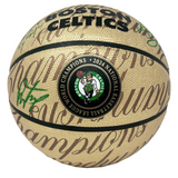 Boston Celtics Team Signed Gold LE Basketball Tatum/White/Horford+ Fanatics/JSA