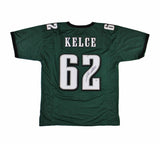Jason Kelce Signed Philadelphia Custom Green Jersey