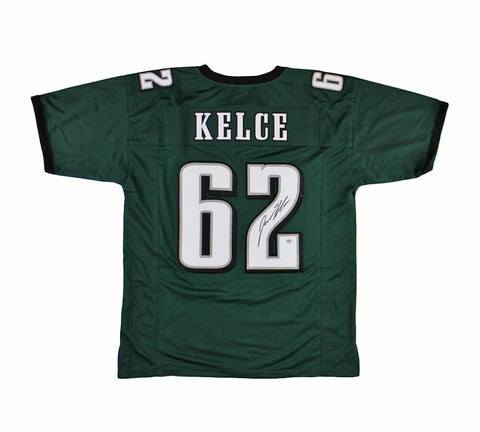Jason Kelce Signed Philadelphia Custom Green Jersey