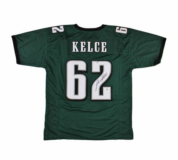 Jason Kelce Signed Philadelphia Custom Green Jersey