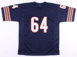 Andy Heck Signed Bears Jersey (JSA COA) Chicago Offensive Tackle (1994-1998)