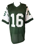Vinny Testaverde New York Signed Green Football Jersey JSA Hologram