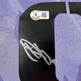 Autographed/Signed Karim Benzema Real Madrid 2022-23 Purple Jersey Beckett COA